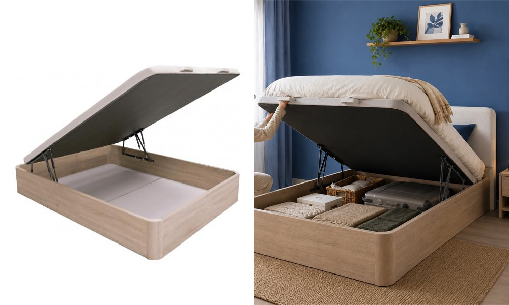 Sommier coffre 140 x 190 cm