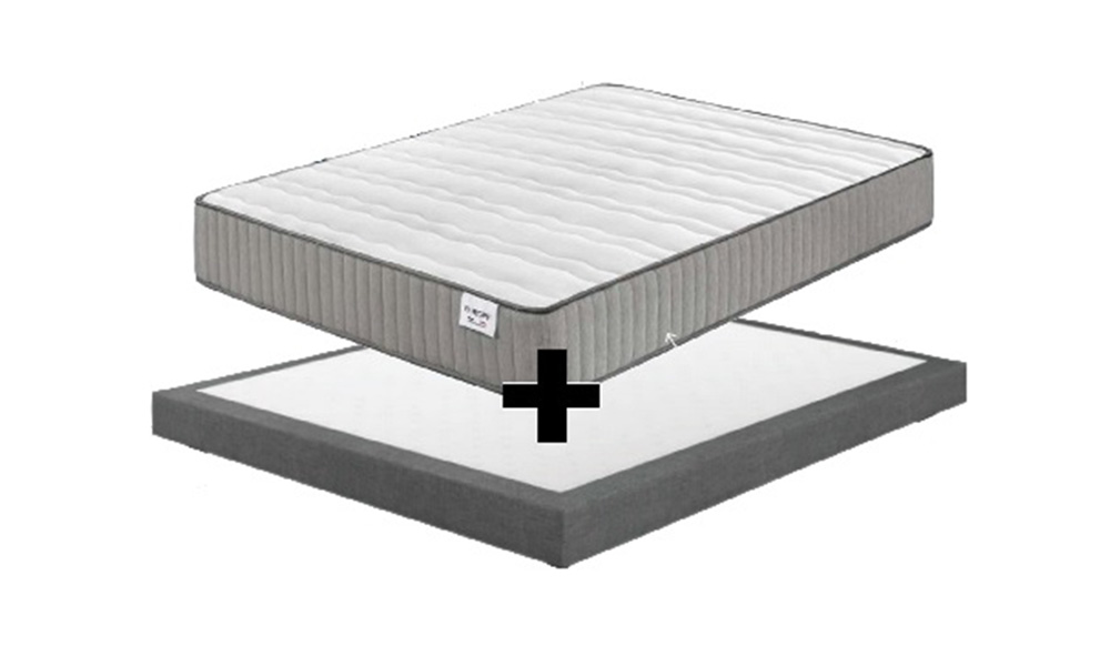 Pack matelas + sommier 140 x 190 cm